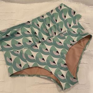 KJ birds eye peplum bottoms